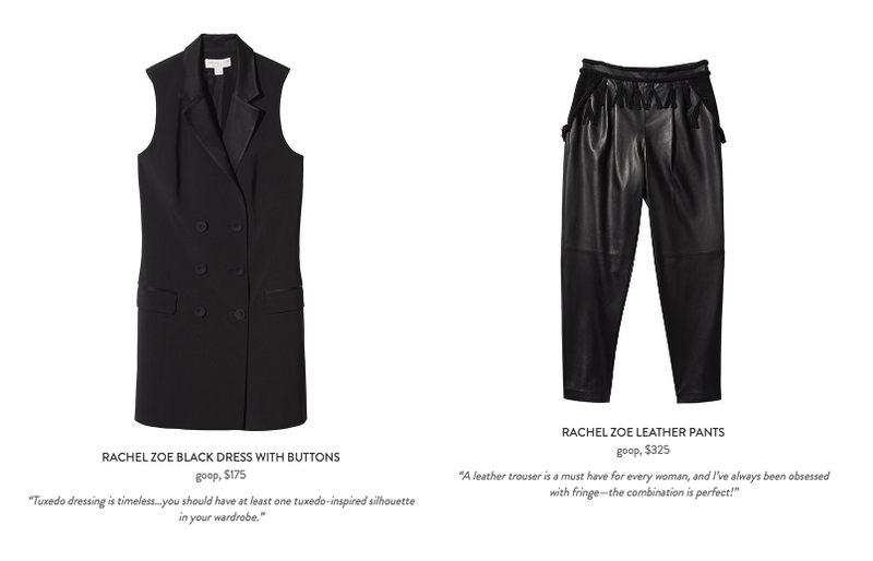 Illustration for article titled 'A Leather Trouser Is a Must-Have': Goop’s Annual Celebrity Closet Sale Is Here